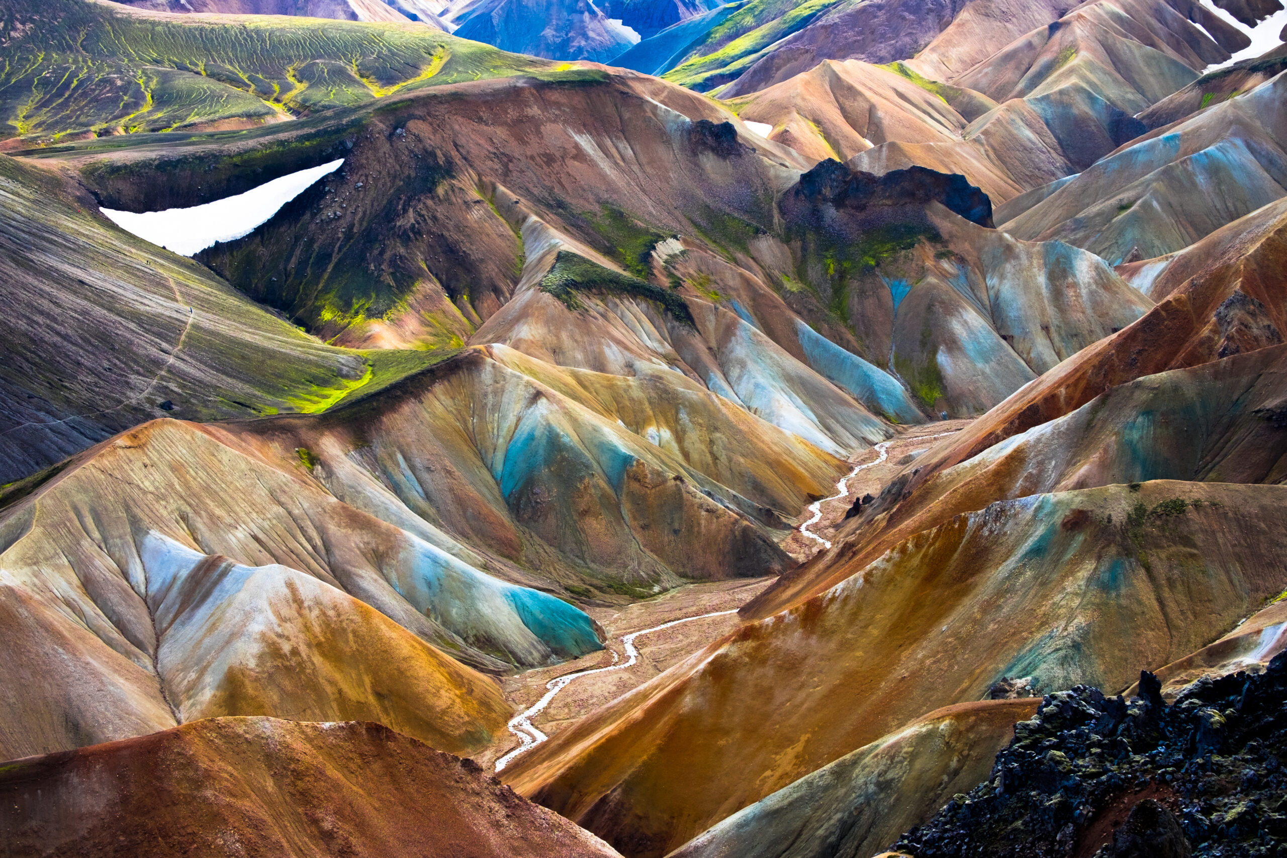 The,Minerals,Turn,The,Mountains,Of,Landmannalaugar,In,Iceland’s,Highlands