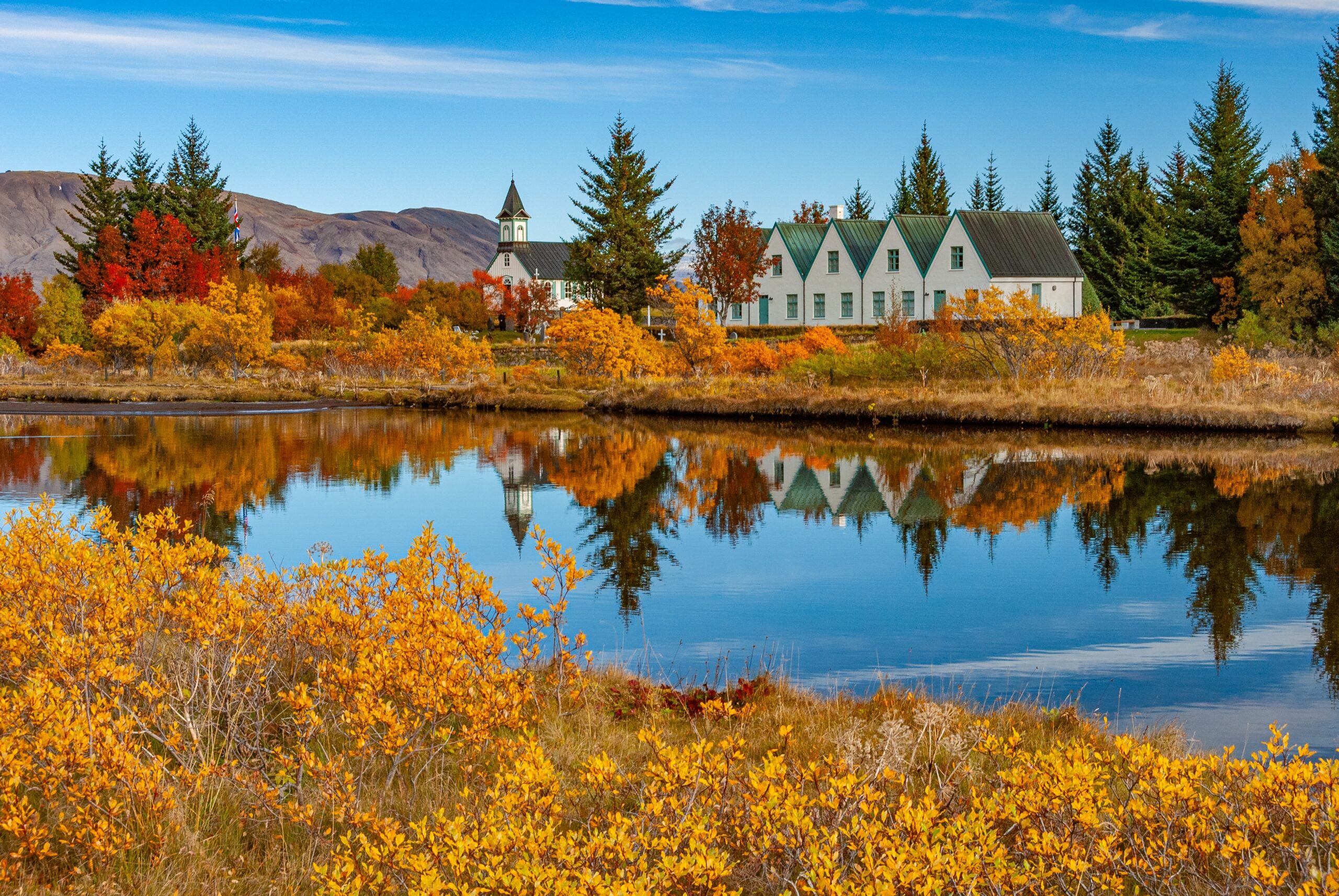 Thingvellir,(þingvellir),Natioan,Park,In,Iceland,,In,Autumn